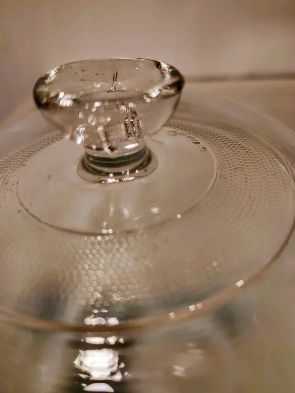 Vintage Glasbake Casserole Dish w/ Lid, 1 QT, Milk Glass